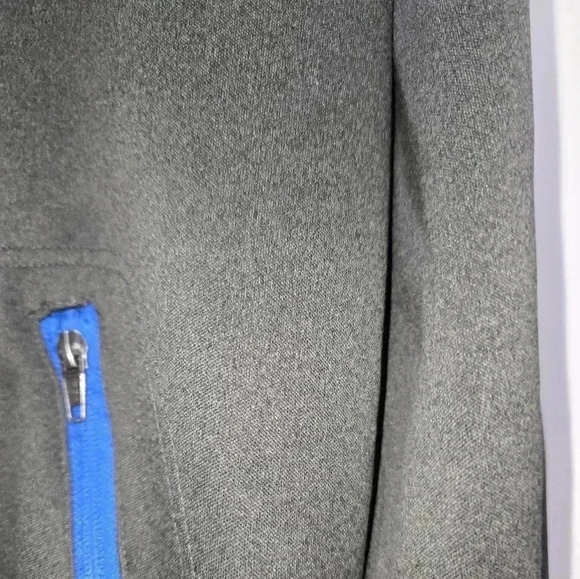 NBA OKC Thunder Gray/Blue Hoodie Jacket Men's Embroidered Logo Size Medium - Picture 5 of 8